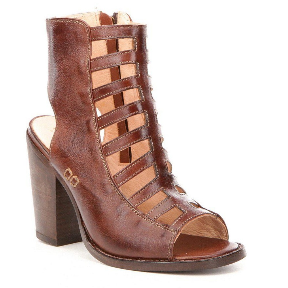 BedStu Occam Teak Rustic Bootie